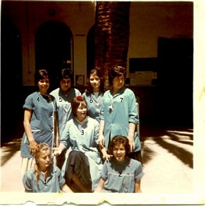 SIDI BEL ABBES COLLEGE MODERNE DE JEUNES FILLES 1960 LES INTERNES N05